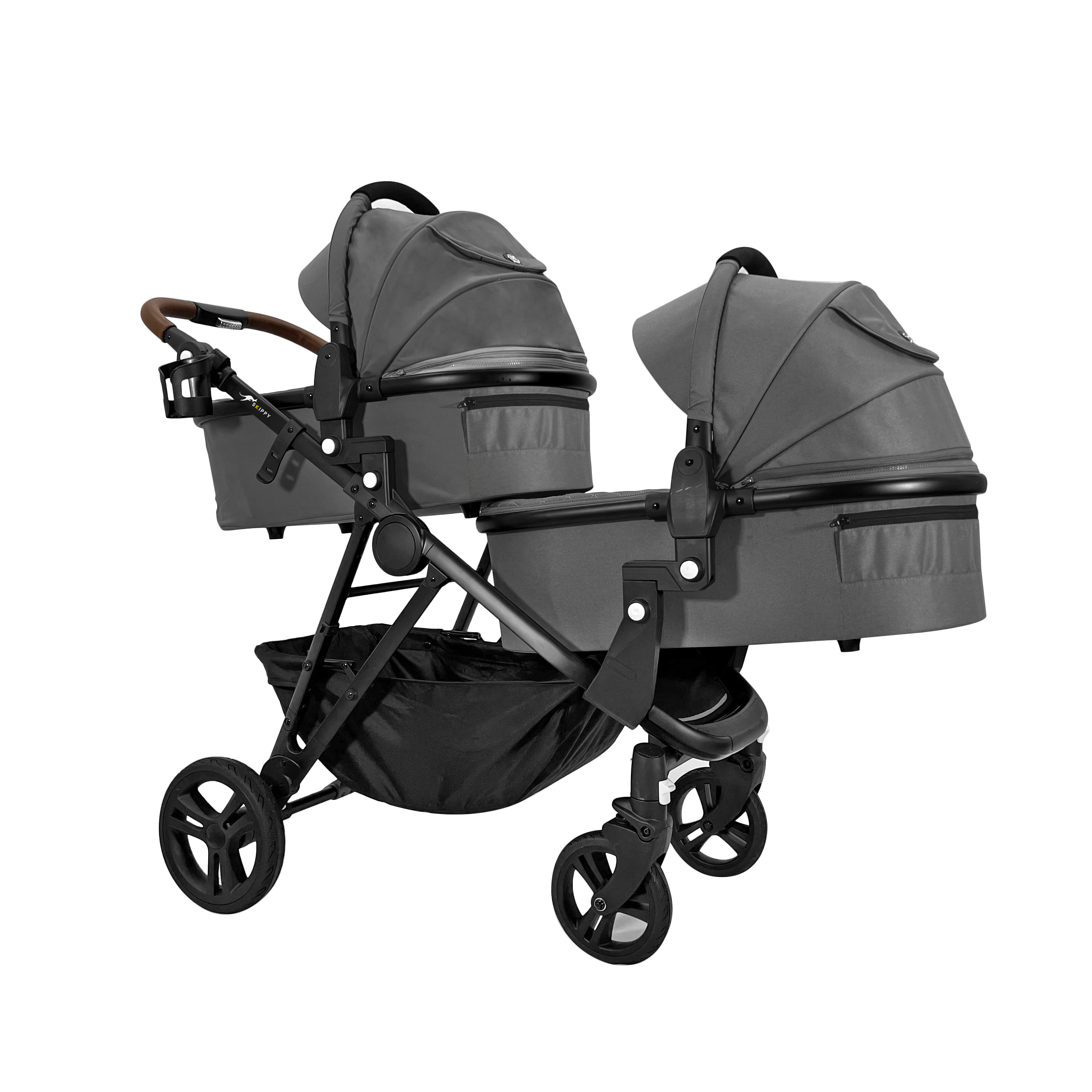 Twin Pram | Lusso Gen 2 Double Baby Prams for Twins | SKIPPY PRAMS