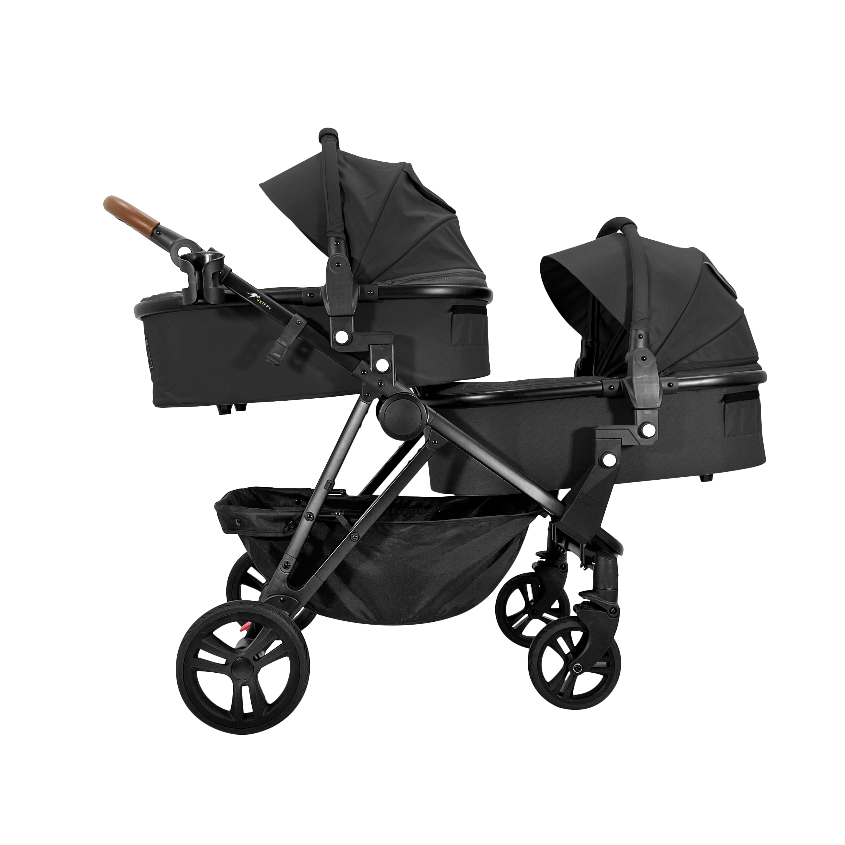 Twin Pram | Lusso Gen 2 Double Baby Prams for Twins | SKIPPY PRAMS