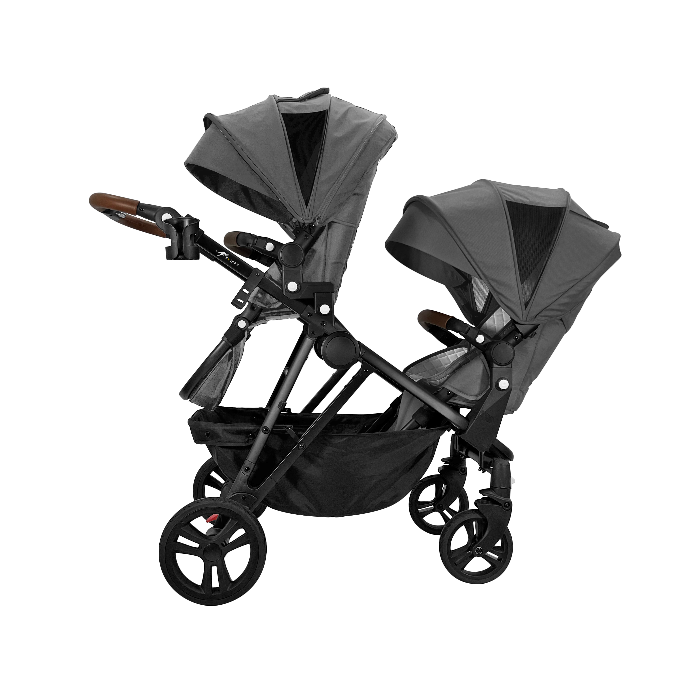 Twin Pram | Lusso Gen 2 Double Baby Prams for Twins | SKIPPY PRAMS