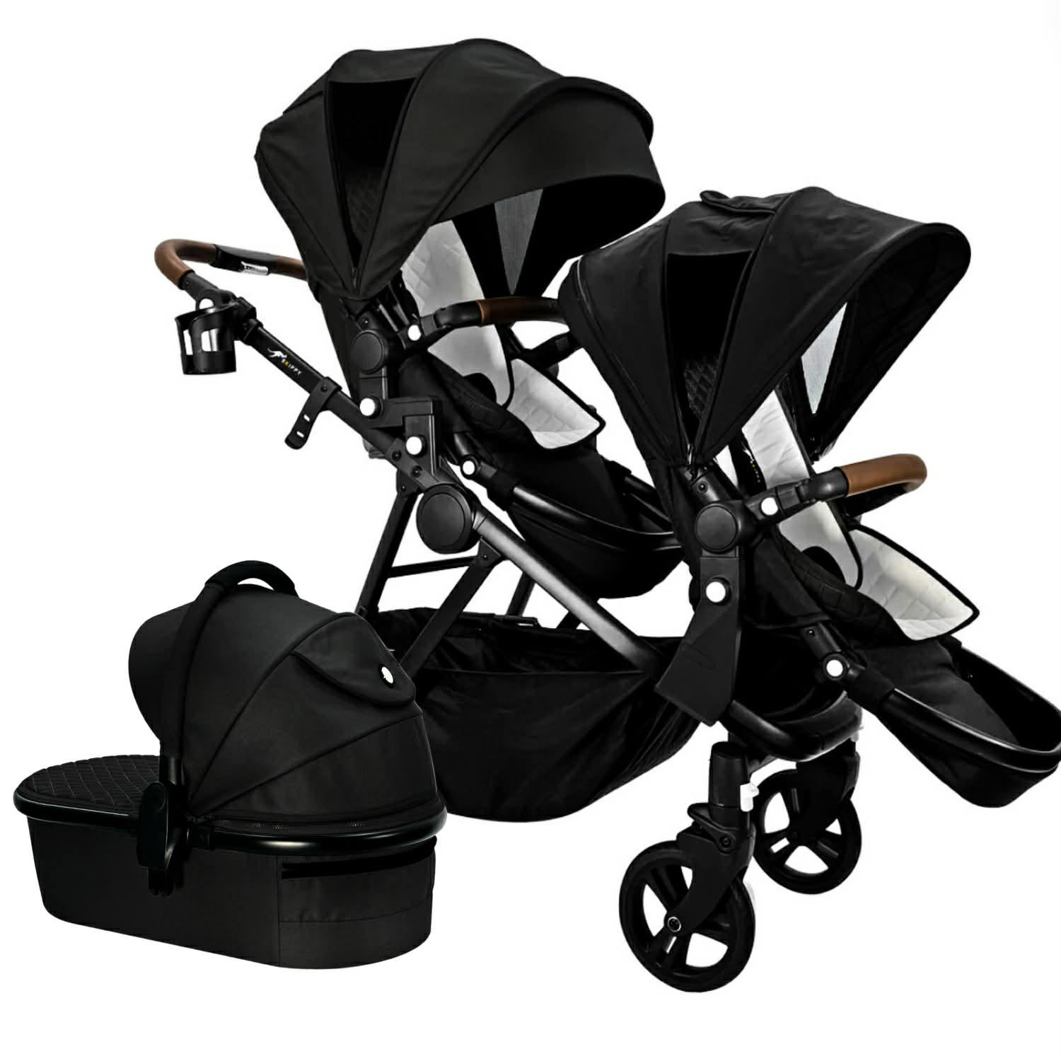 Lusso Gen 2 - Double Pram | 2 Seat + Bassinet Future Set